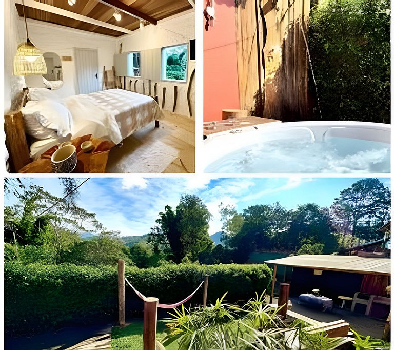 Casa do Córrego: jacuzzi e cavalgadas para grupos